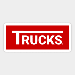 Trucks - Vans Parody Sticker